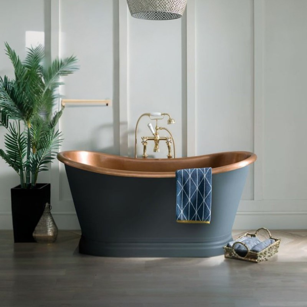 Remiel Custom Copper Stainless Steel Bathtub – Luxurious Spa Experience