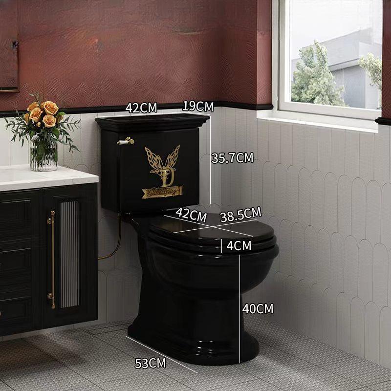 Isotta Retro Floor-Standing Split Toilet, Wabi-Sabi Style Silent Design