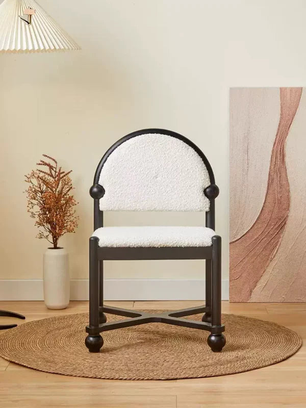 simple retro back chair