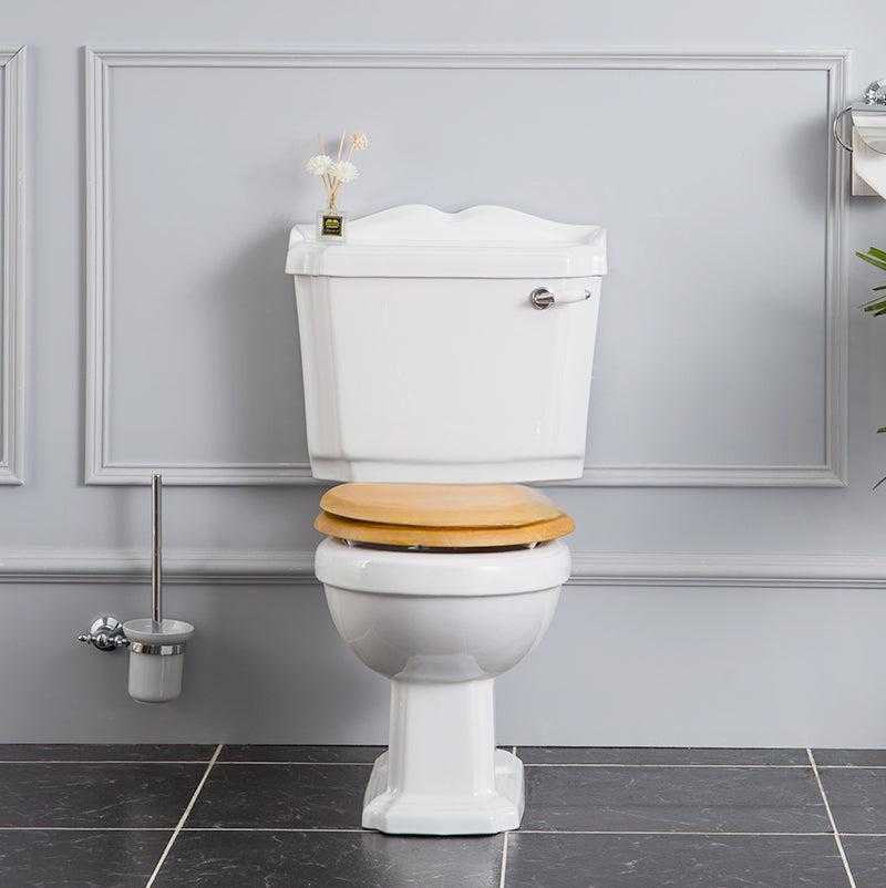 Alice Classic Retro Wall-to-Floor Toilet, Split Design