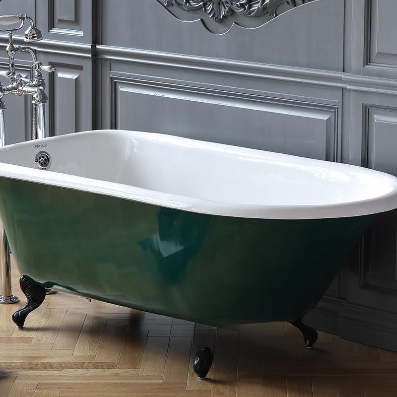 Tomasa Retro Cast Iron Chaise Longue Bathtub
