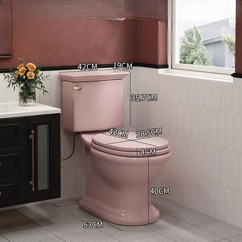 Isotta Retro Floor-Standing Split Toilet, Wabi-Sabi Style Silent Design