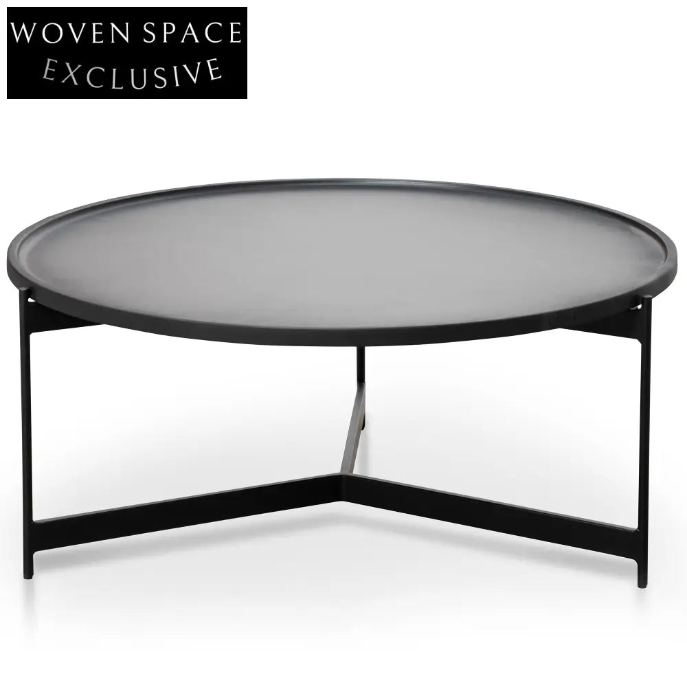 90cm Coffee Table - Matt Black Coffee Tables