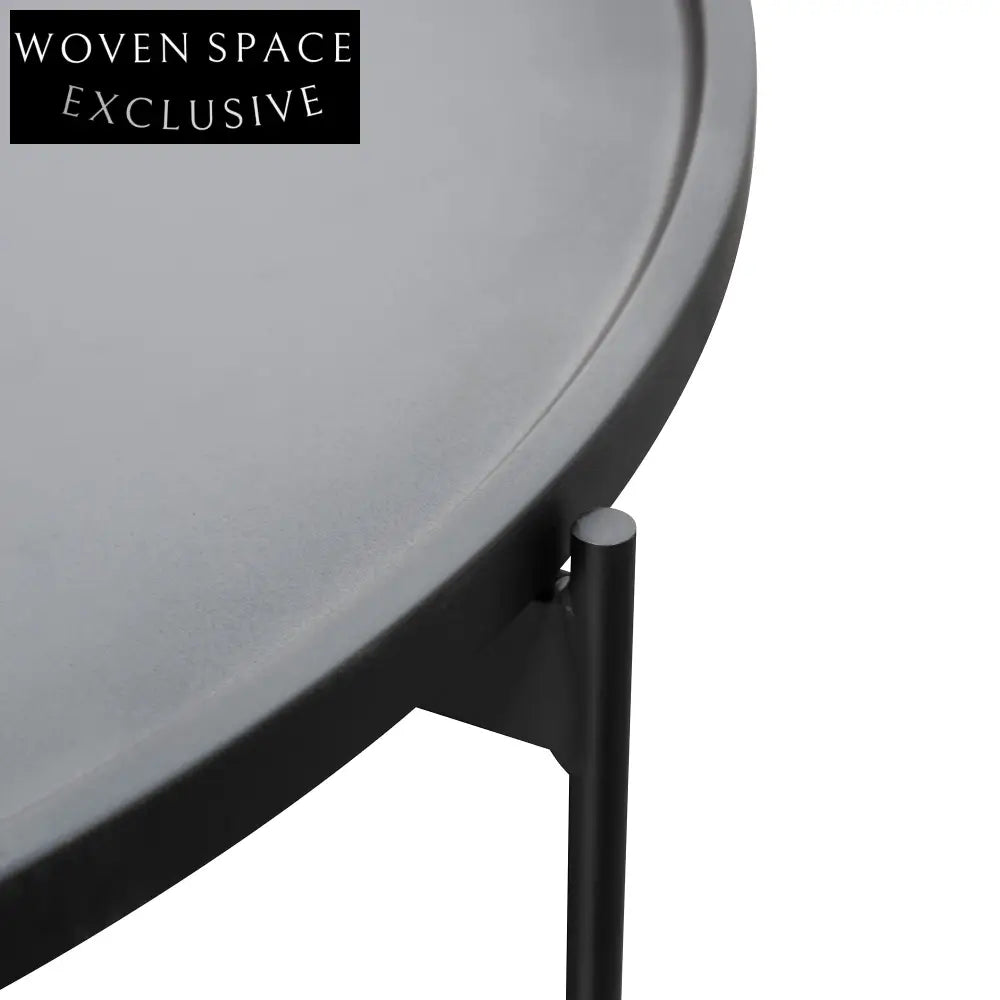 90cm Coffee Table - Matt Black Coffee Tables