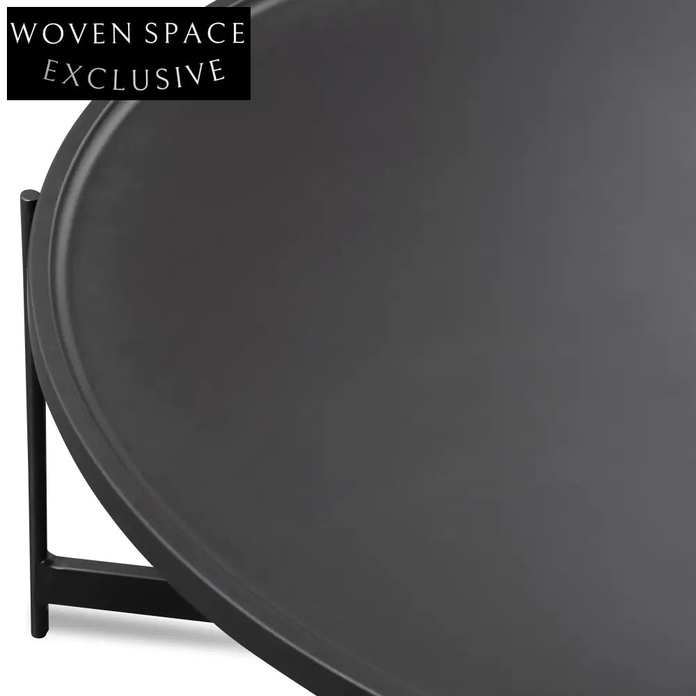 90cm Coffee Table - Matt Black Coffee Tables