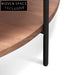 90cm Round Coffee Table - Walnut Coffee Tables