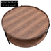 90cm Round Coffee Table - Walnut Coffee Tables