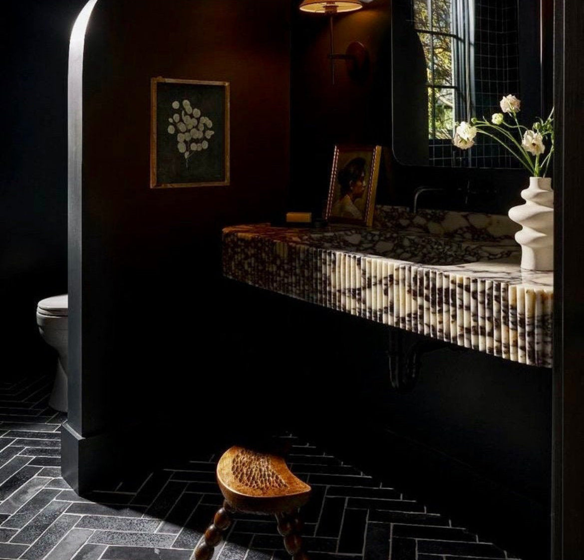 Calacutta Viola Marble Sink