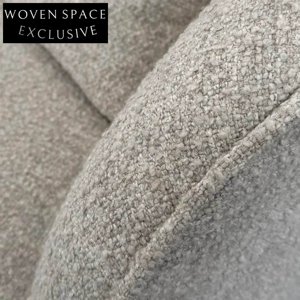 Luxurious 98-inch Modern Curved Boucle Sofa Couch for Living Room