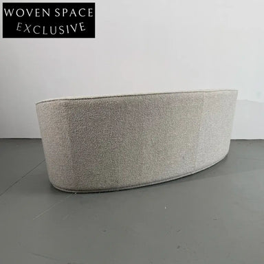 Luxurious 98-inch Modern Curved Boucle Sofa Couch for Living Room