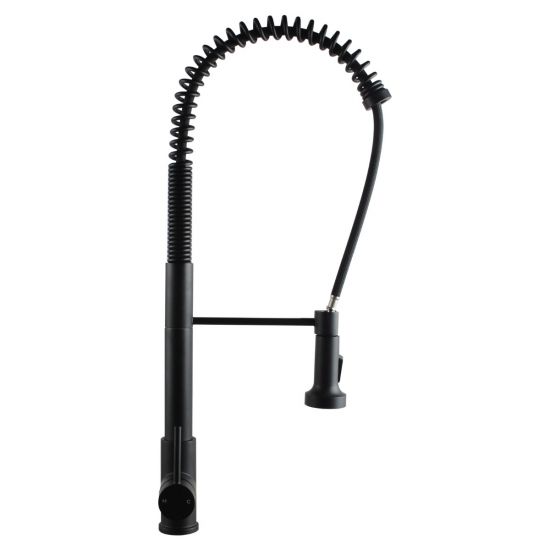 Tall Spring Black Pull Out Kitchen Mixer