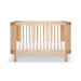 Modern Convertible Teak Wood Baby Crib with Brass Accents – Handcrafted Durable Infant Bed