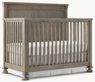 Premium Mahogany Convertible Baby Crib - Safe, Durable, Artisanal Nursery Furniture