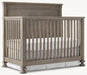 Premium Mahogany Convertible Baby Crib - Safe, Durable, Artisanal Nursery Furniture