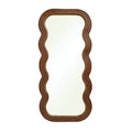 Elegant Modern Full-Length Rectangle Wood Framed Dressing Mirror