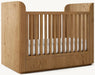 Premium Teak Wood Convertible Baby Crib with Storage Drawer - Sustainable Indonesian Craftsmanship