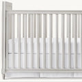 Premium Solid Mahogany Convertible Baby Crib - Durable Infant Nursery Bed