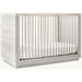 Luxury Modern Teak Wood Baby Crib: Transitional Nursery Cot for Infants