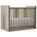 Premium Teak Wood Baby Crib with Mirrored Panel, Handcrafted Nursery Furniture