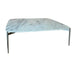 Modern Luxury White Marble Square Cocktail Coffee Table for Living Room