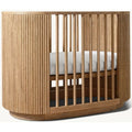 Premier Solid Mahogany Convertible Baby Crib with Storage Drawer for Nursery