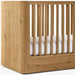 Premium Solid Teak Wood Baby Crib - Durable Modern Infant Cot