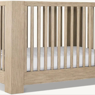 Modern Solid Teak Wood Baby Crib - Durable, Safe Infant Cot Bed