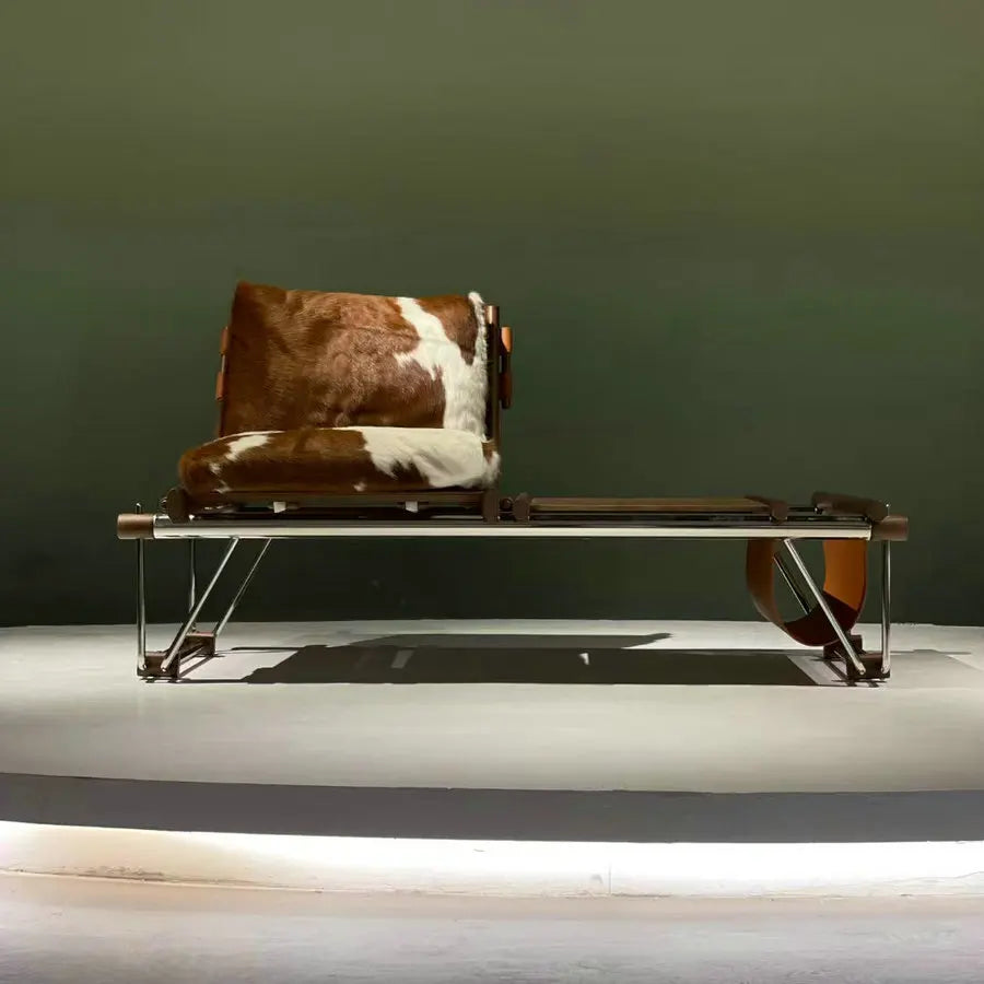 Modern Eco-Leather Modular Living Room Sofa Bench Daybed