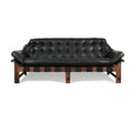 Modern Luxury Italian Full Grain Leather Loveseat Sofa for Living Room