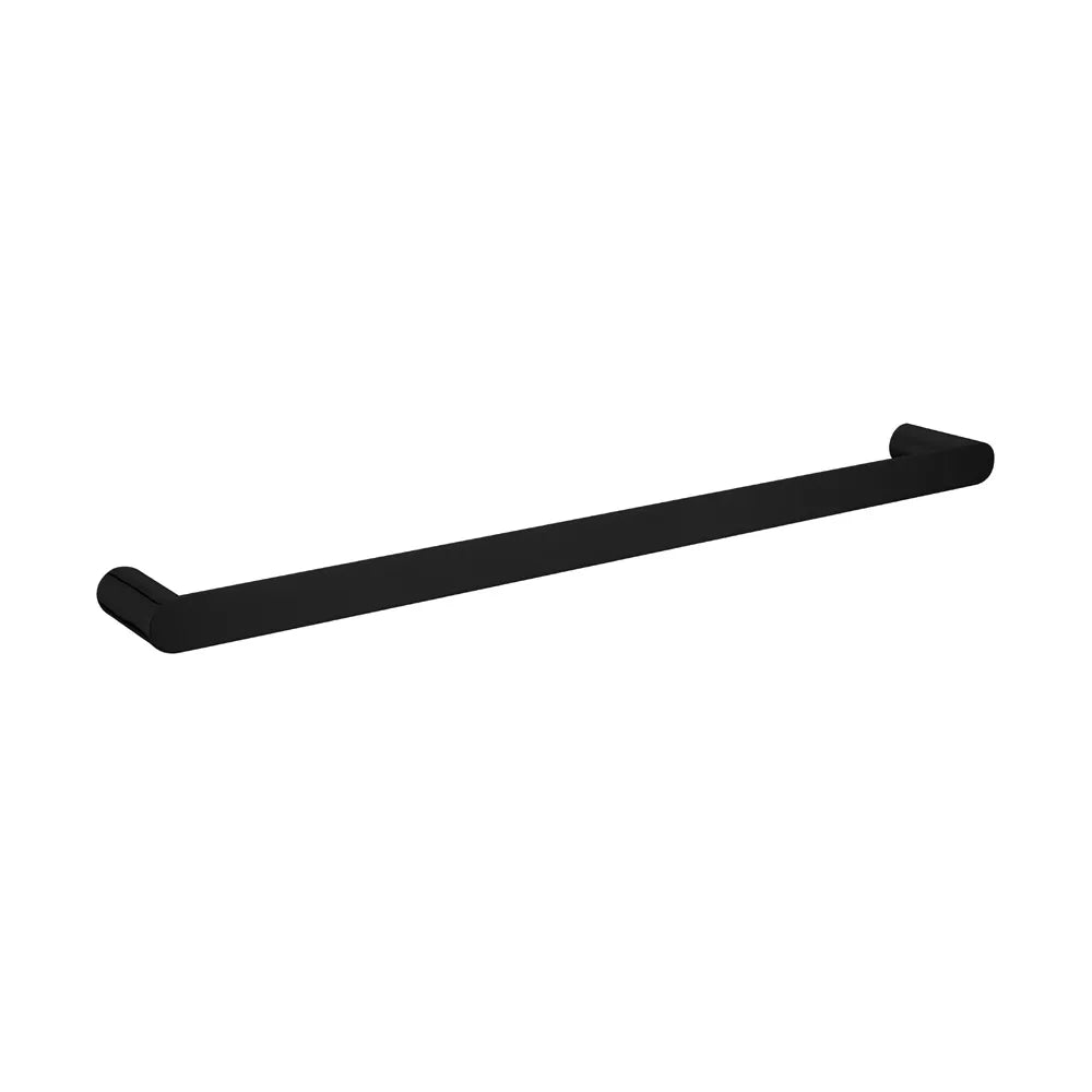 Esperia Matte Black 800mm Single Towel Rail