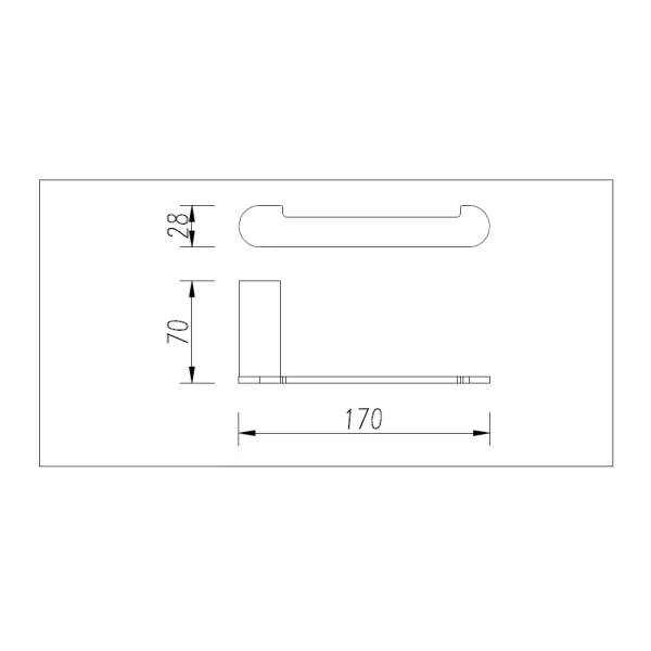 Esperia Chrome Toilet Roll Holder