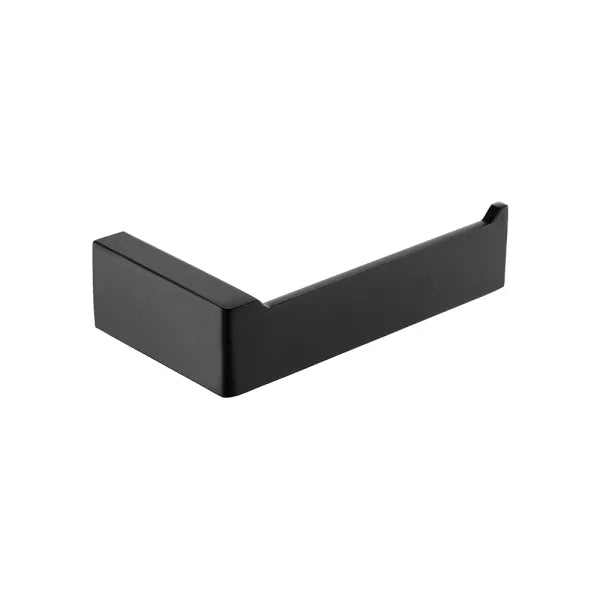 Cavallo Matte Black Square Toilet Roll Holder