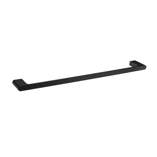 Bellino Matte Black Zinc Alloy 800mm Single Towel Rail