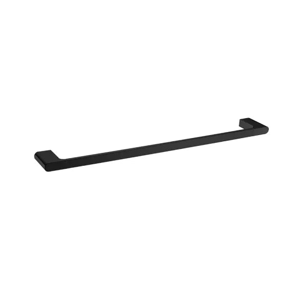 Bellino Matte Black Zinc Alloy 600mm Single Towel Rail