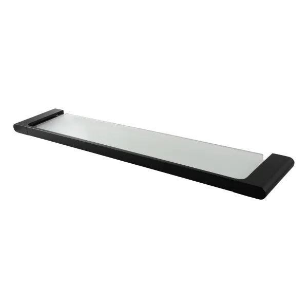 Bellino Matte Black Zinc Alloy Towel Shelf