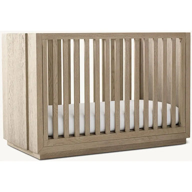 Premium Indonesian Teak Wood Convertible Baby Crib - Modern Nursery Cot