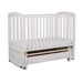 Premium Solid Mahogany Wood Convertible Baby Crib with Storage Drawer