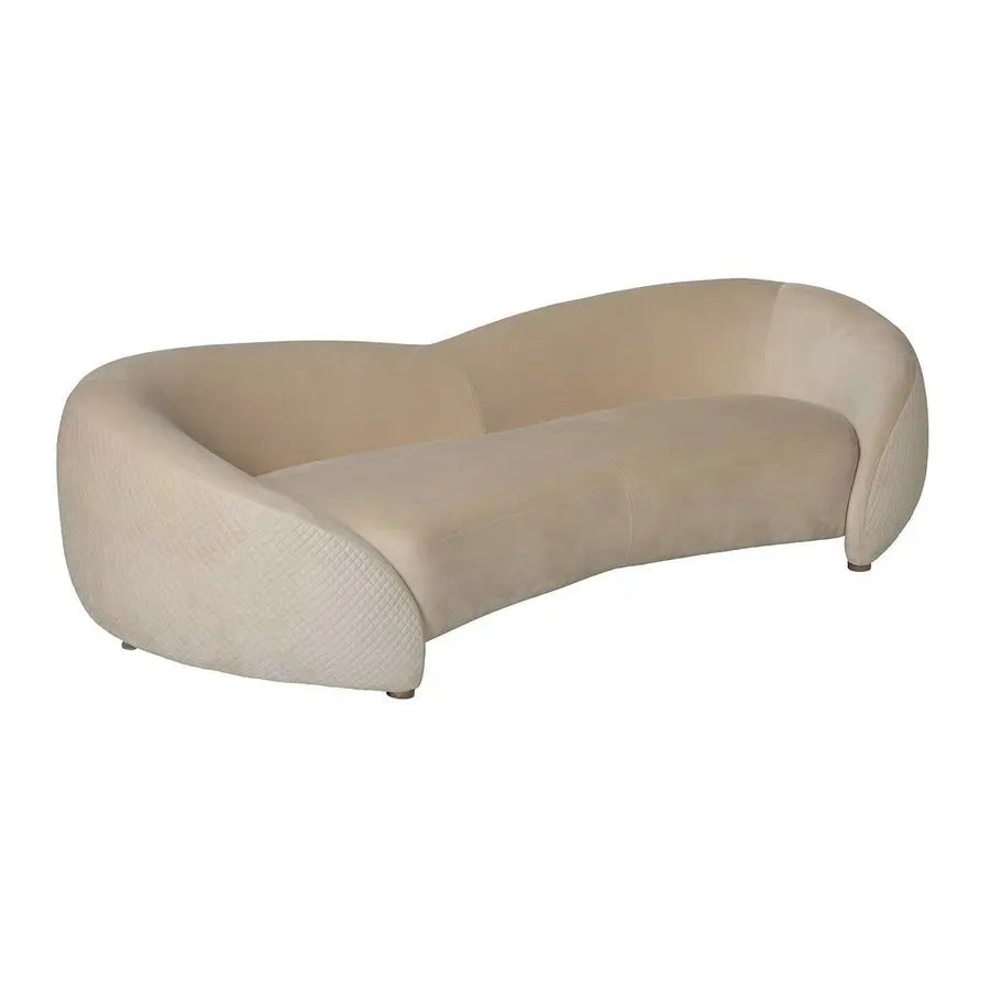 Luxurious Arabic Majlis Upholstered Velvet Three-Seater Fabric L-Shape Sofa