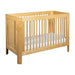 Premium Solid Mahogany Baby Crib: Natural Wood Nursery Cot for Safe Sleep