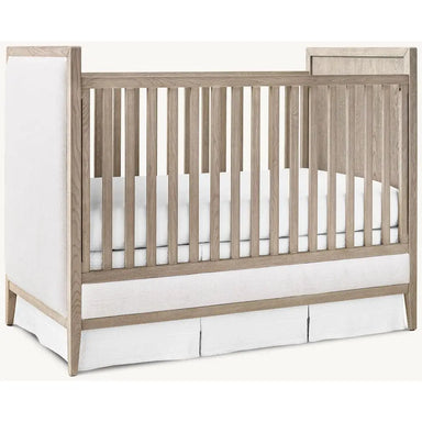 Premium Teak Wood Convertible Baby Crib - Modern Nursery Cot