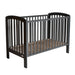 Premium Charcoal Grey Mahogany Convertible Baby Crib & Toddler Bed