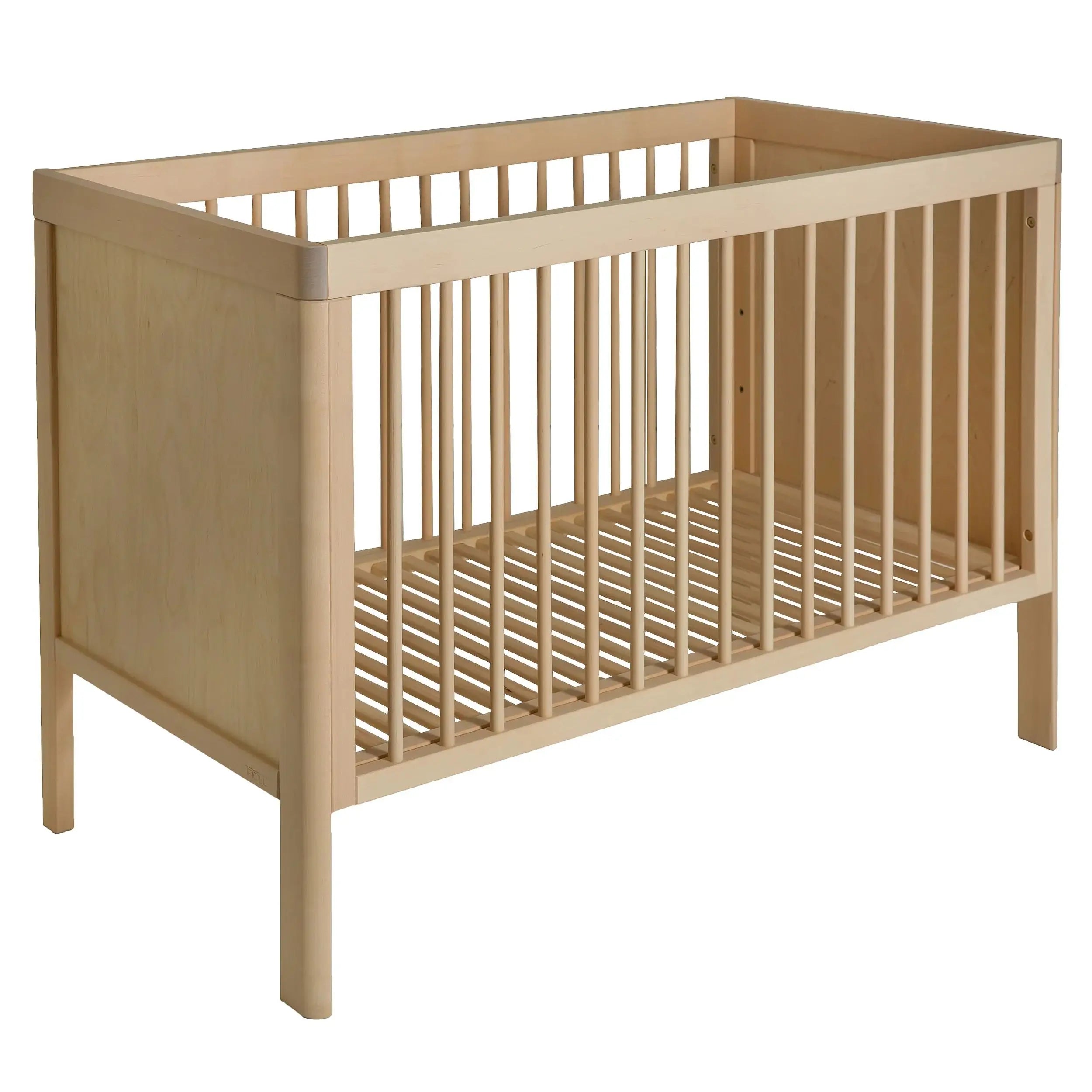 Premium Solid Teak Wood Baby Crib - Safe, Durable Infant Cot Bed