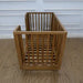 Elegant Teak Wood Baby Crib: Natural Finish, Adjustable, Safe & Customization Available