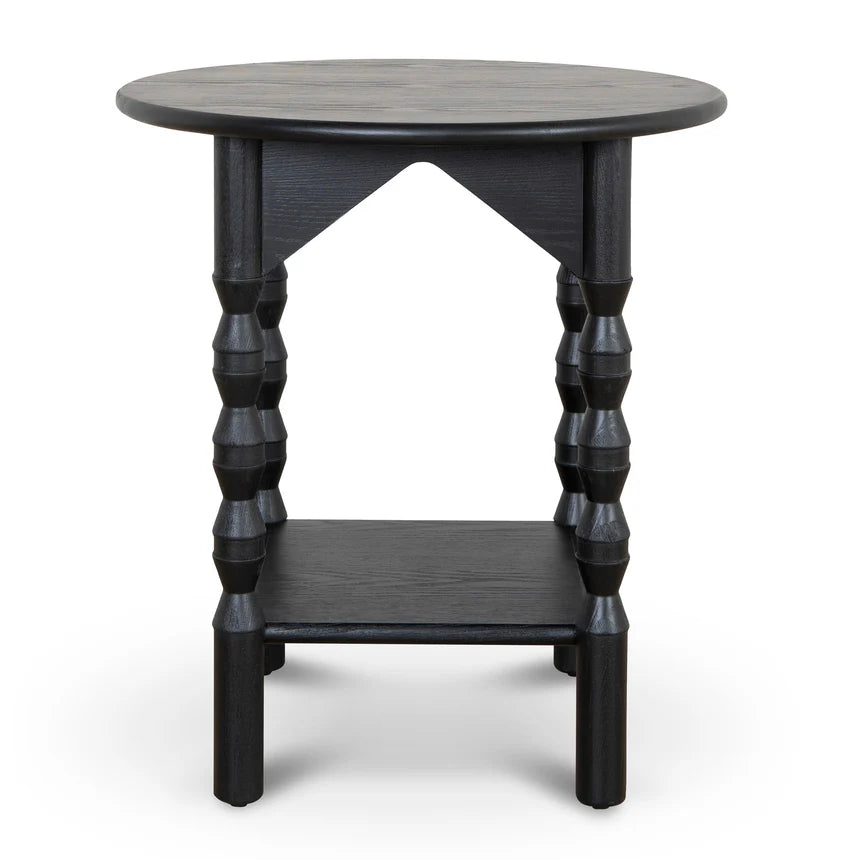 Allan 52cm Side Table - Full Black