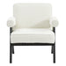 Ambrose Arm Chair - White Boucle