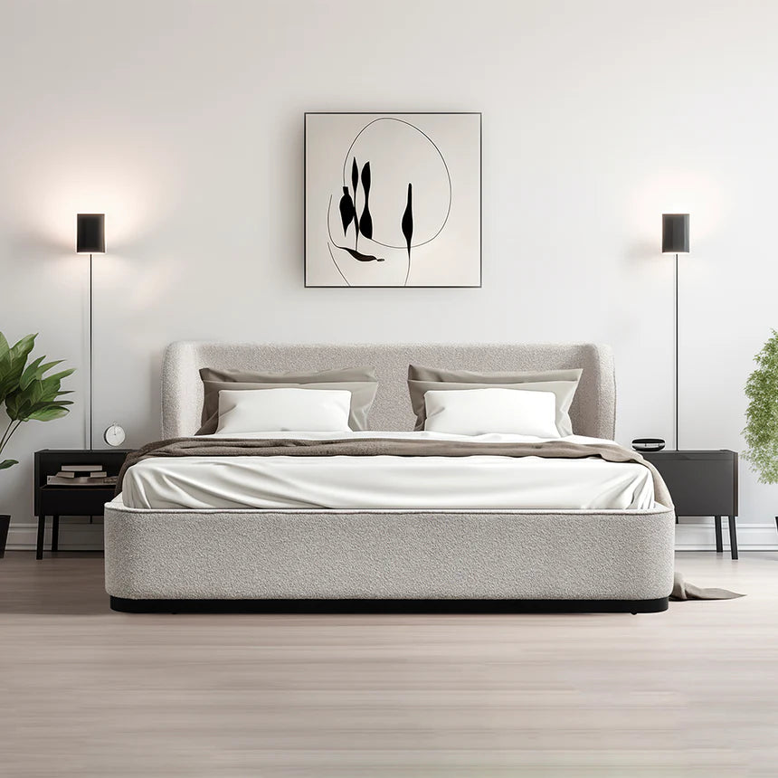 Amelia Queen Bed Frame - Clay Grey