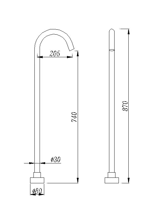 Pentro Free Standing Spout