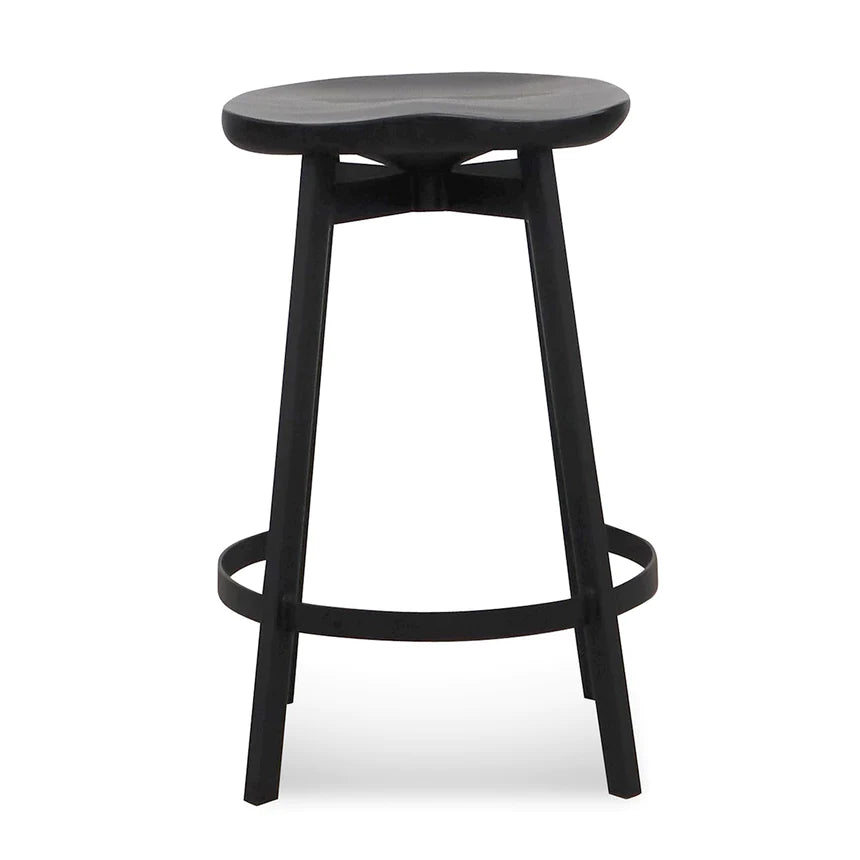 Dave 65cm Bar Stool - Black