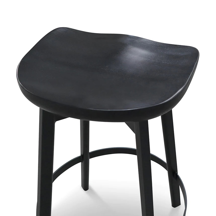 Dave 65cm Bar Stool - Black