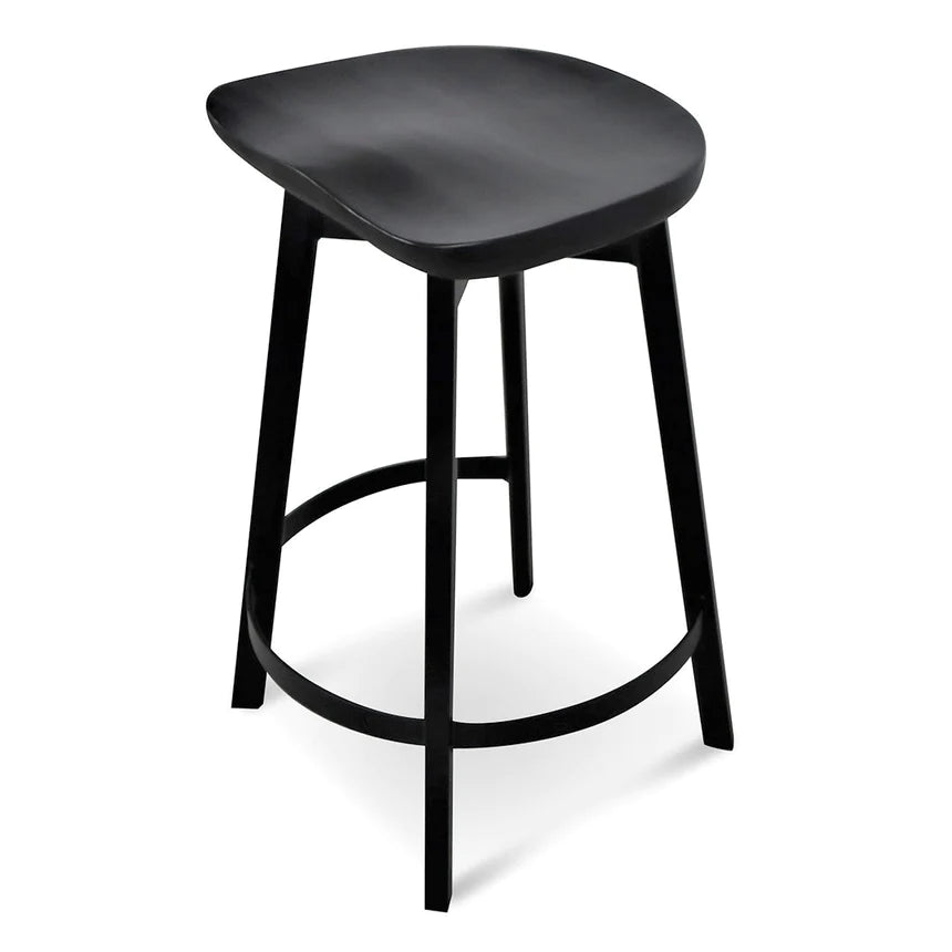 Dave 65cm Bar Stool - Black